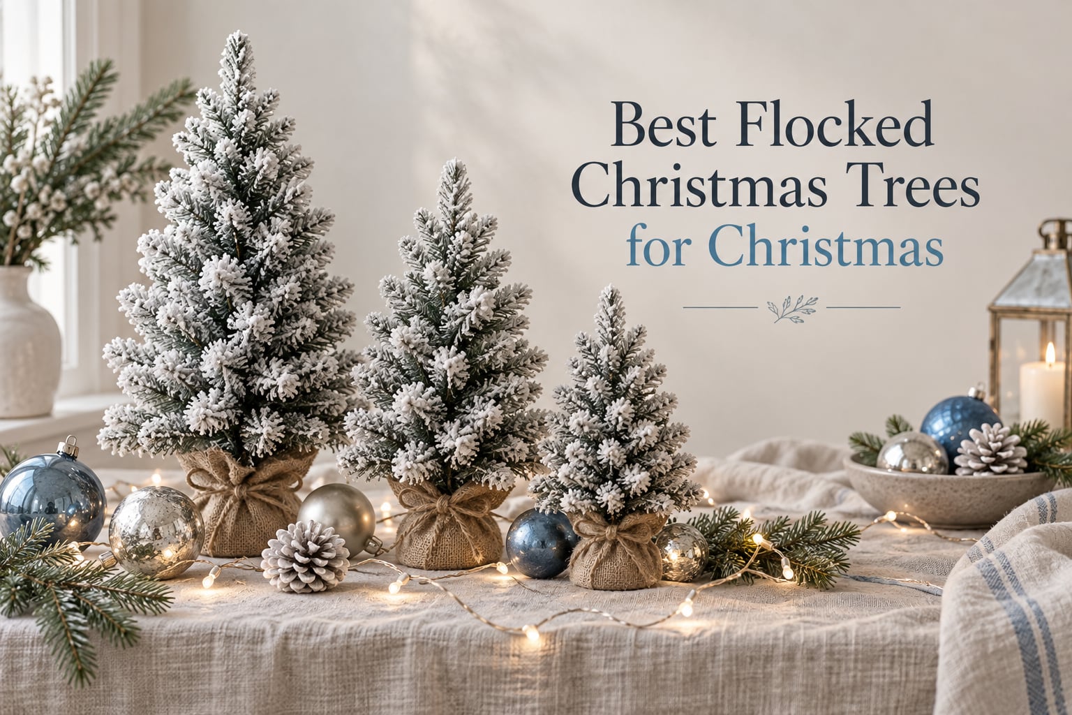 Best Flocked Christmas Trees for Christmas