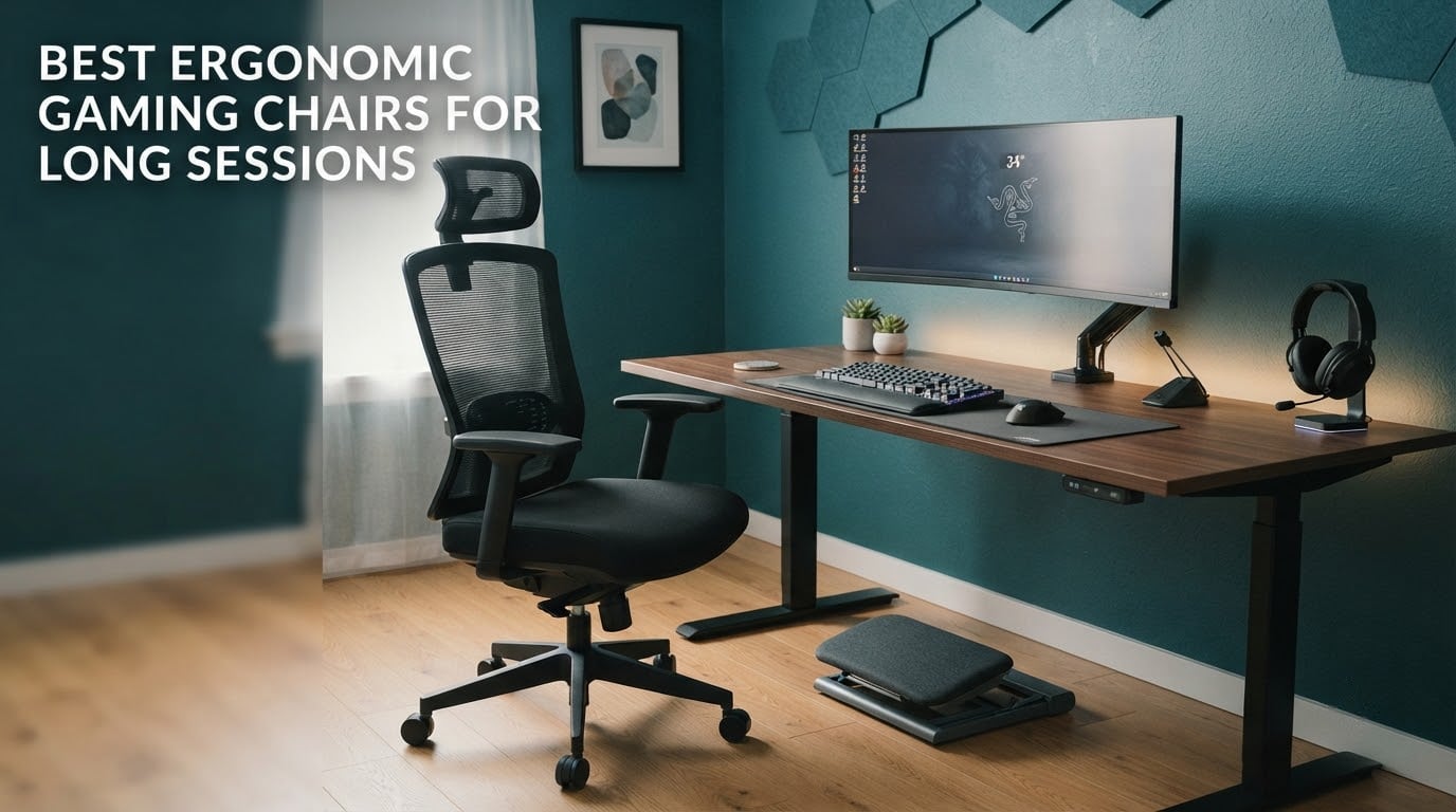 best ergonomic gaming chairs for long sessions