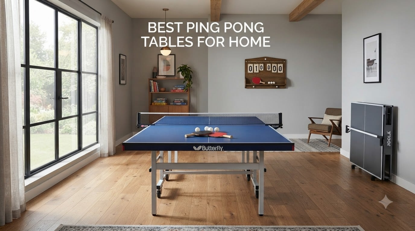 best ping pong tables for home
