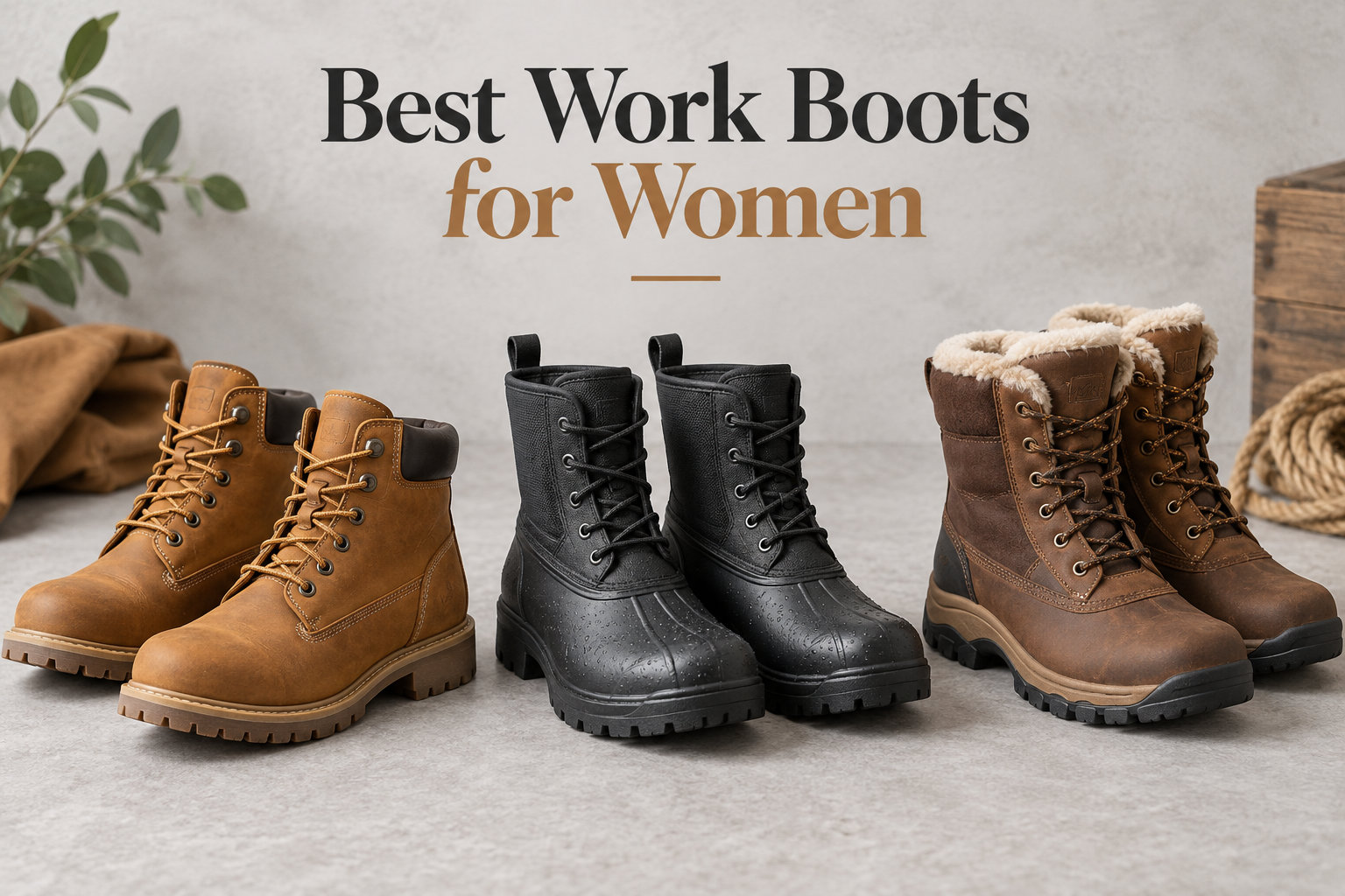 Best Work Boots for Women