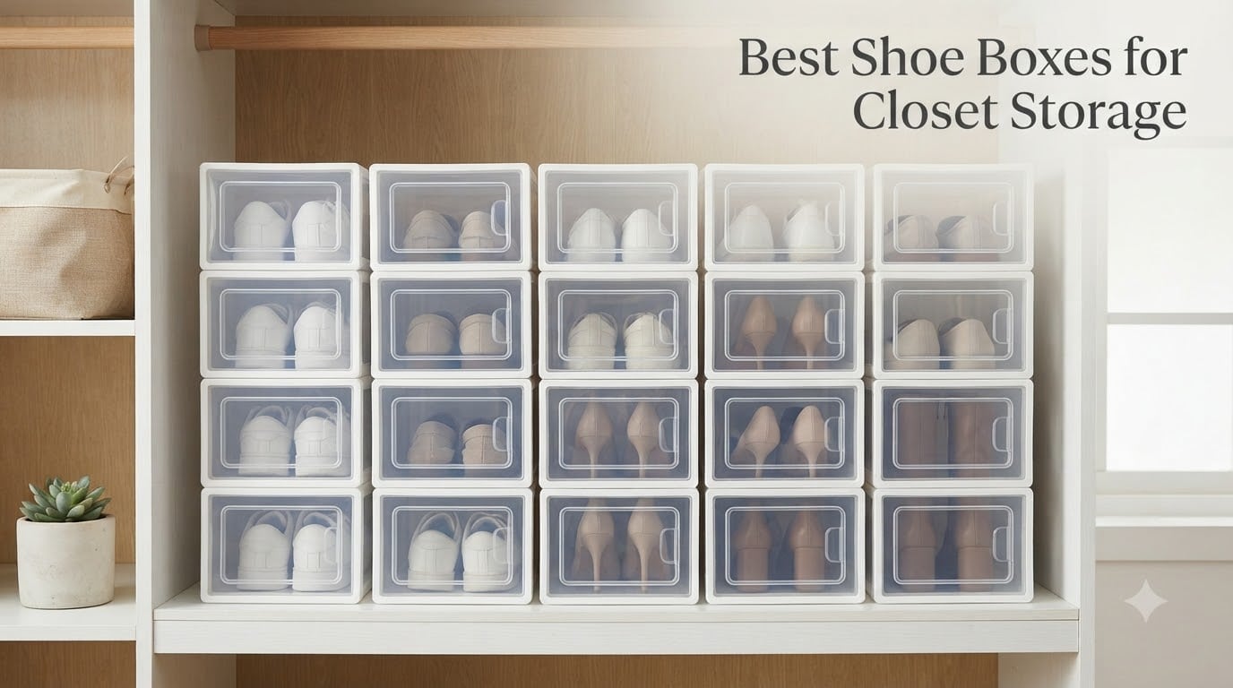 Best Shoe Boxes for Closet Storage