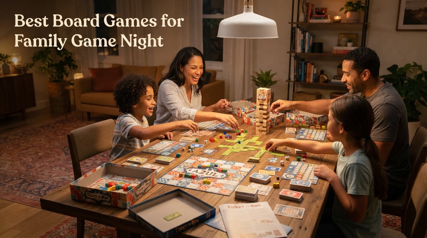 Best Board Games for Family Game Night