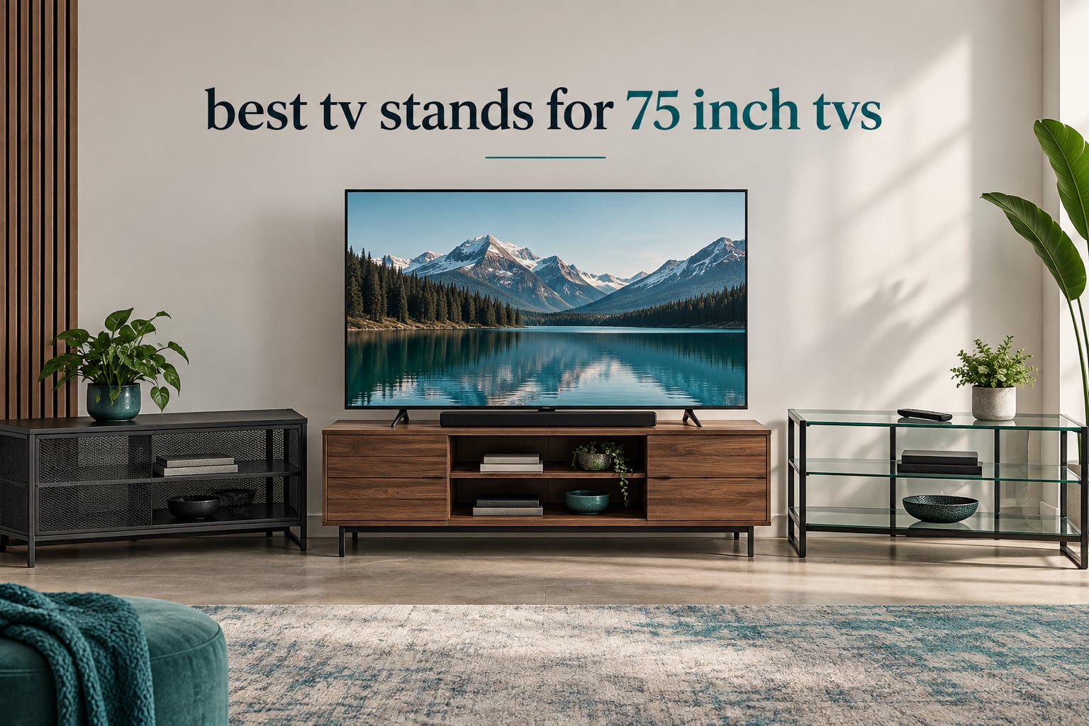 best tv stands for 75 inch tvs