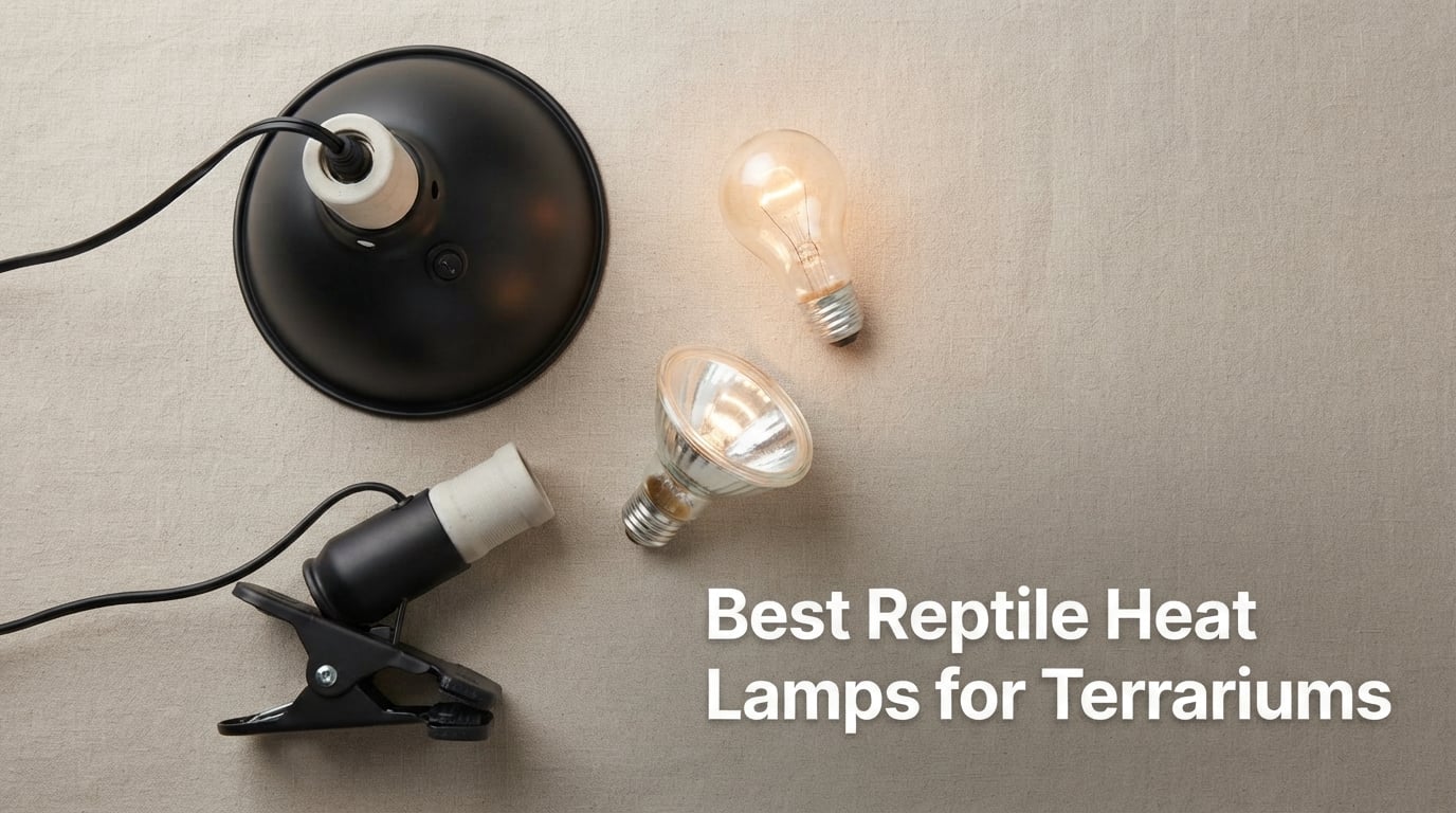 Best Reptile Heat Lamps for Terrariums
