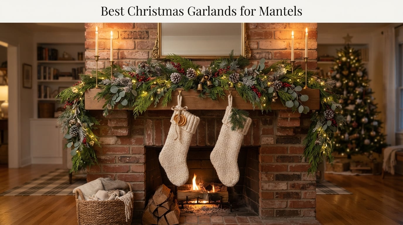 Best Christmas Garlands for Mantels
