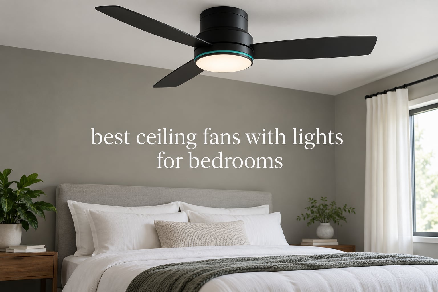 best ceiling fans with lights for bedrooms