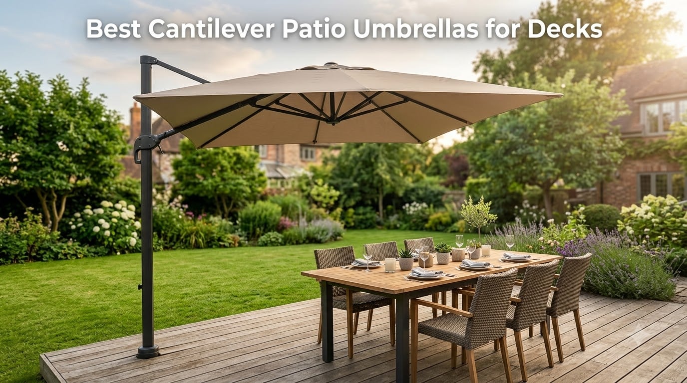 Best Cantilever Patio Umbrellas for Decks