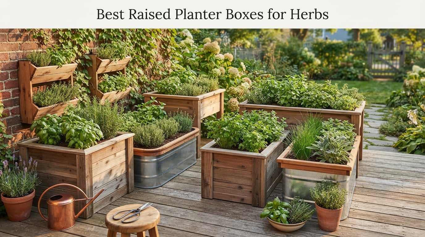 Best Raised Planter Boxes for Herbs