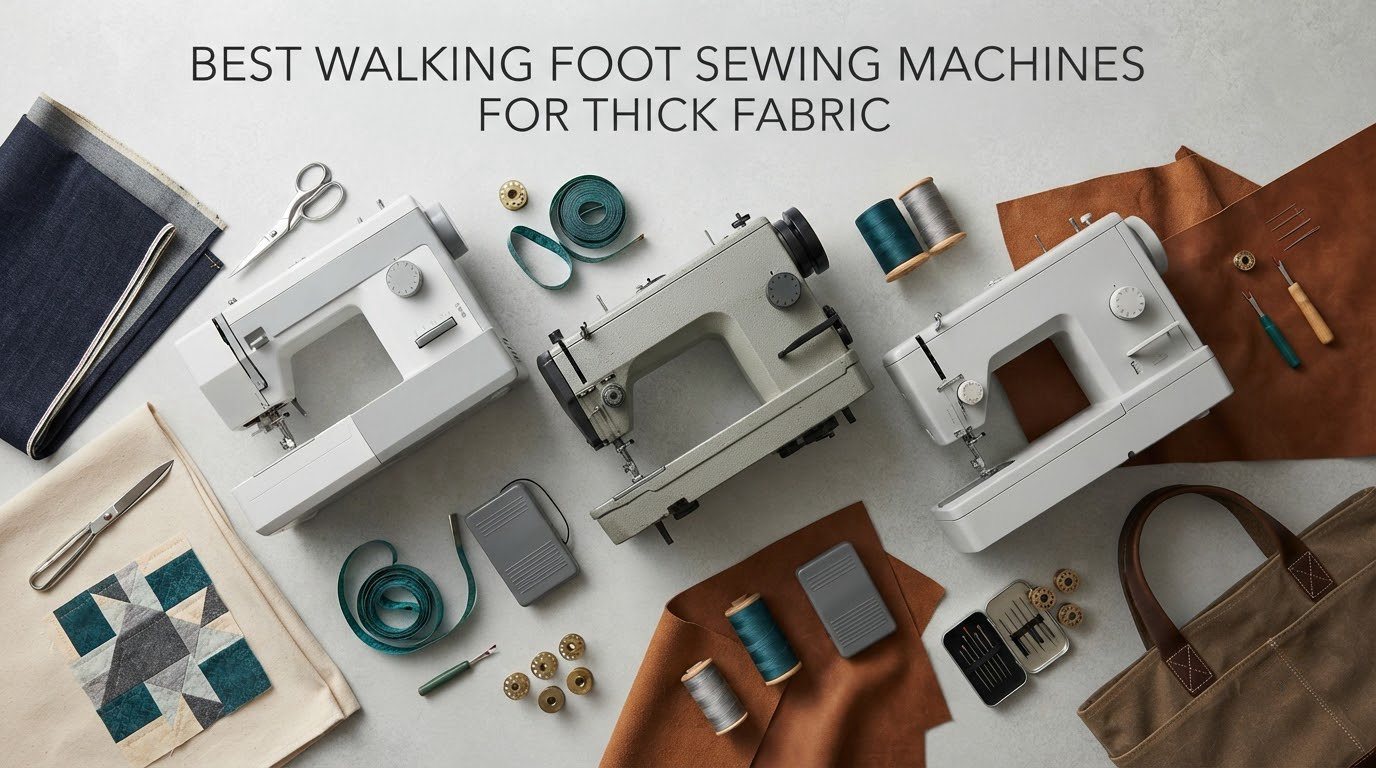 best walking foot sewing machines for thick fabric