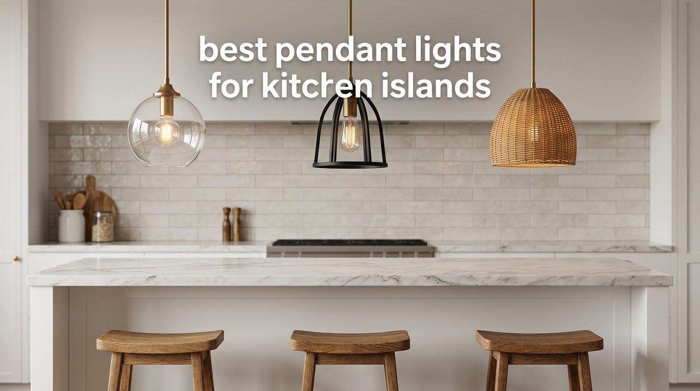 best pendant lights for kitchen islands