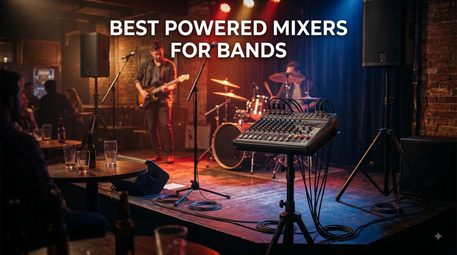 best powered mixers for bands