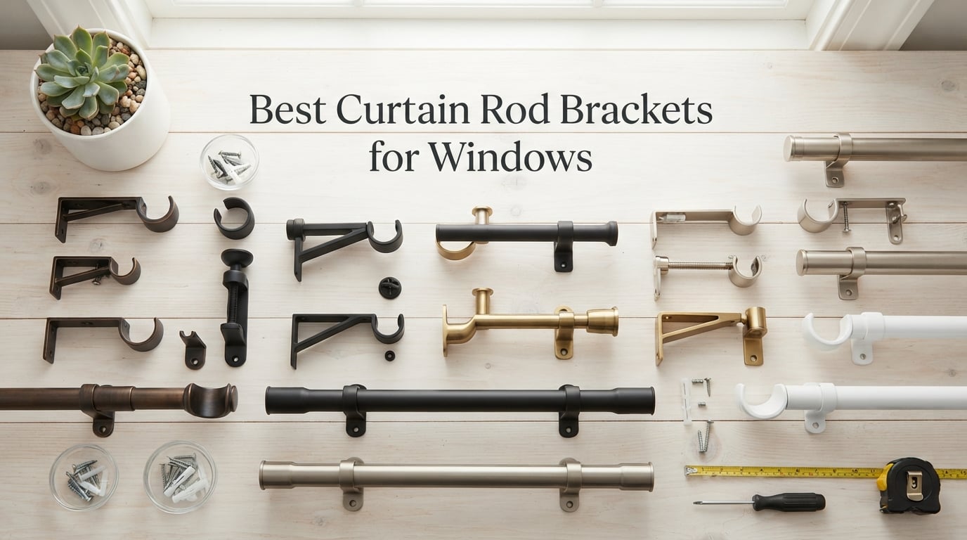 Best Curtain Rod Brackets for Windows