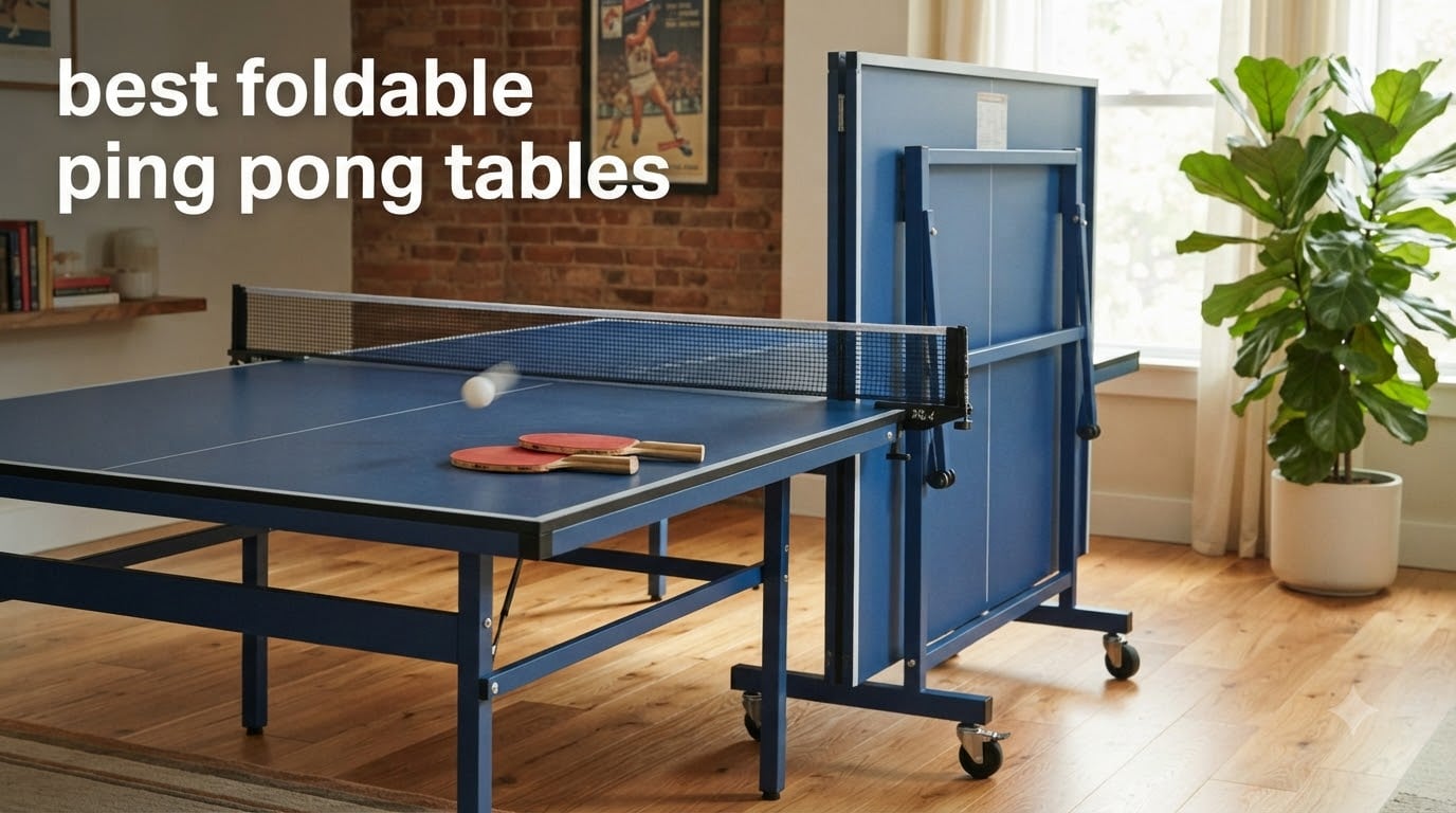 best foldable ping pong tables