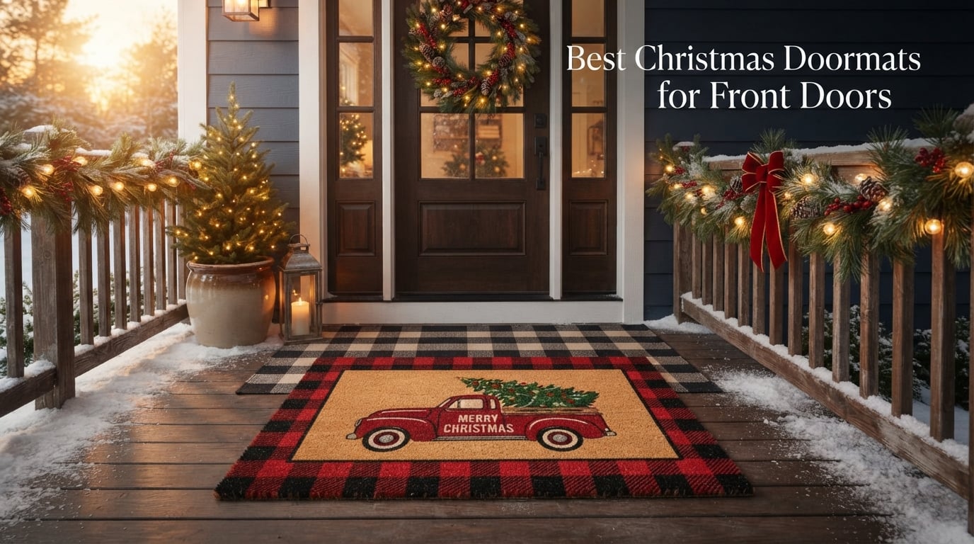 Best Christmas Doormats for Front Doors
