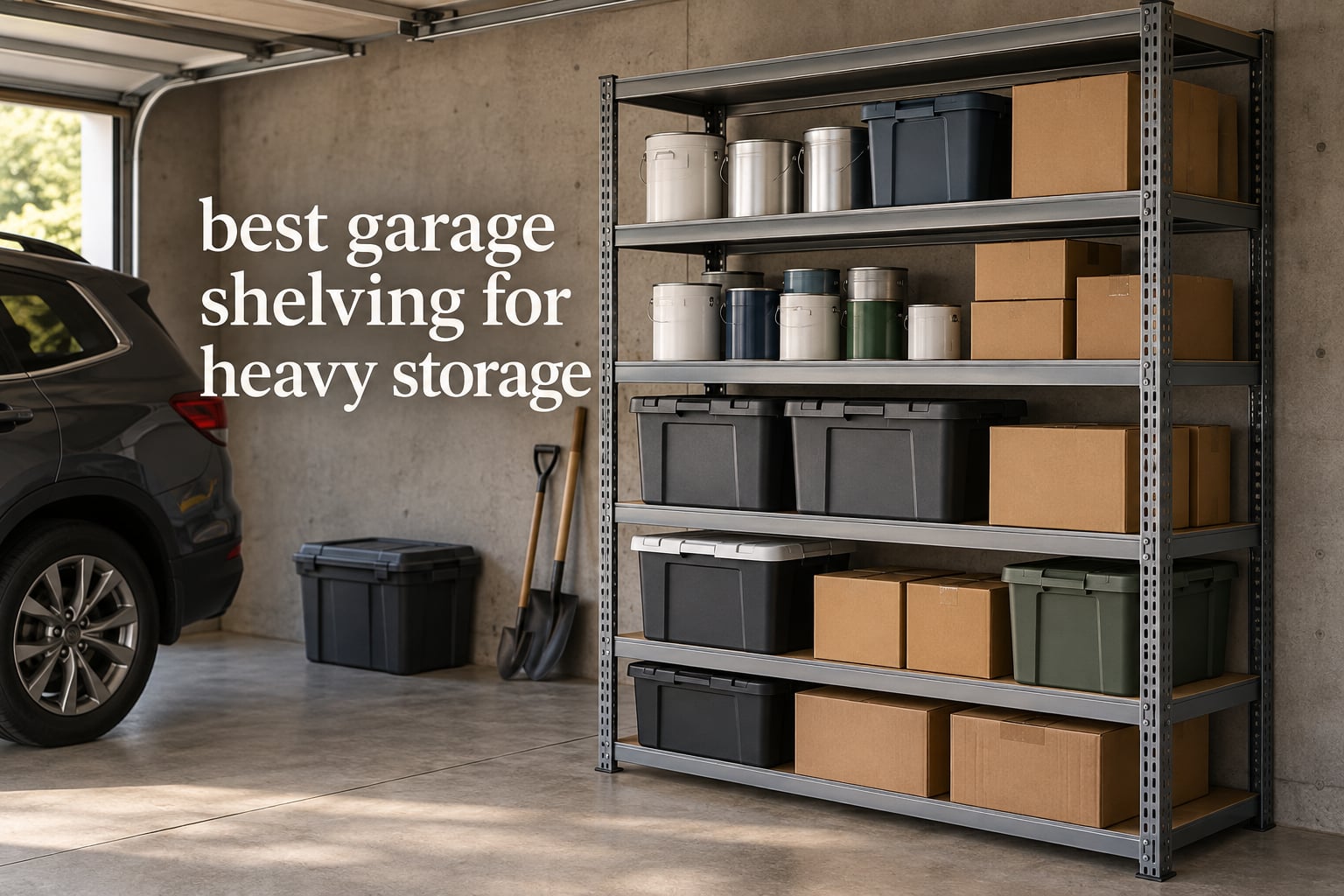 best garage shelving for heavy storage