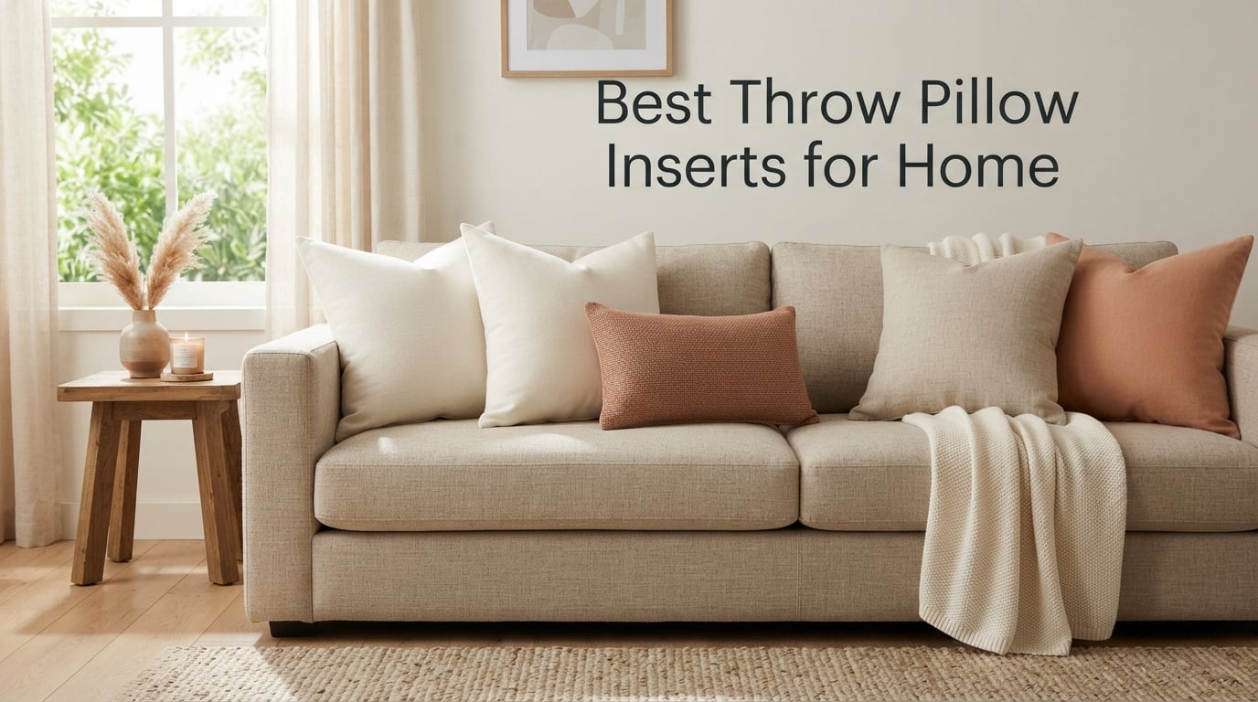 Best Throw Pillow Inserts for Home