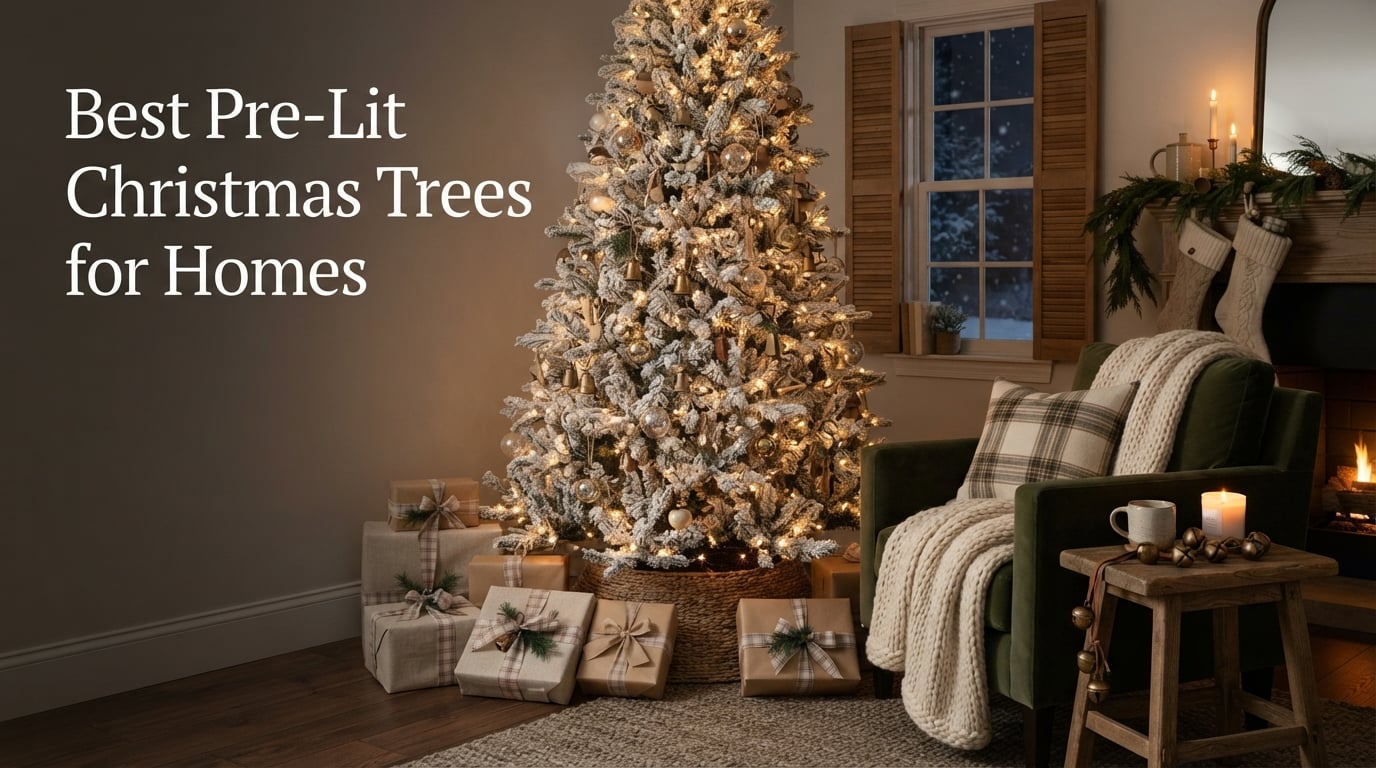 Best Pre-Lit Christmas Trees for Homes