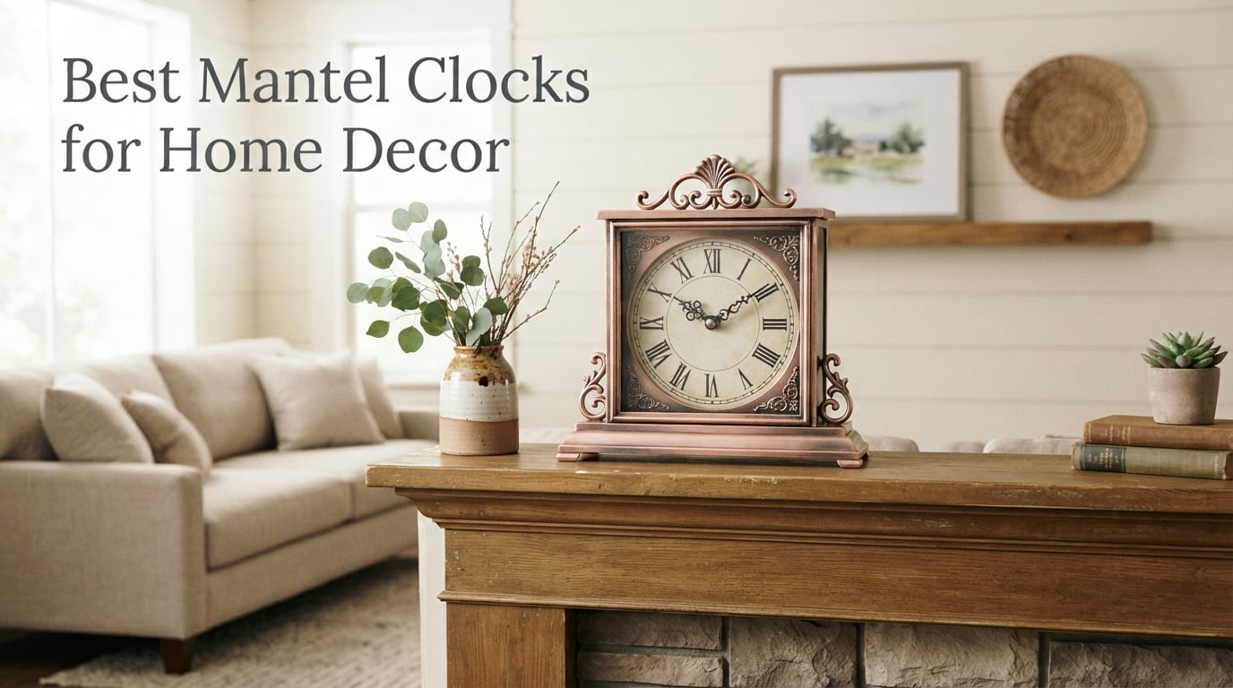 Best Mantel Clocks for Home Decor