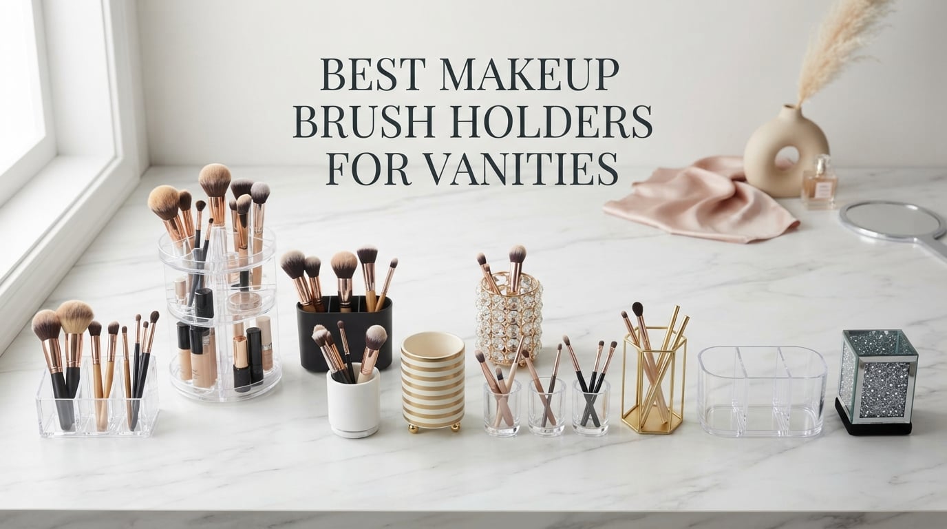 Best Makeup Brush Holders for Vanities
