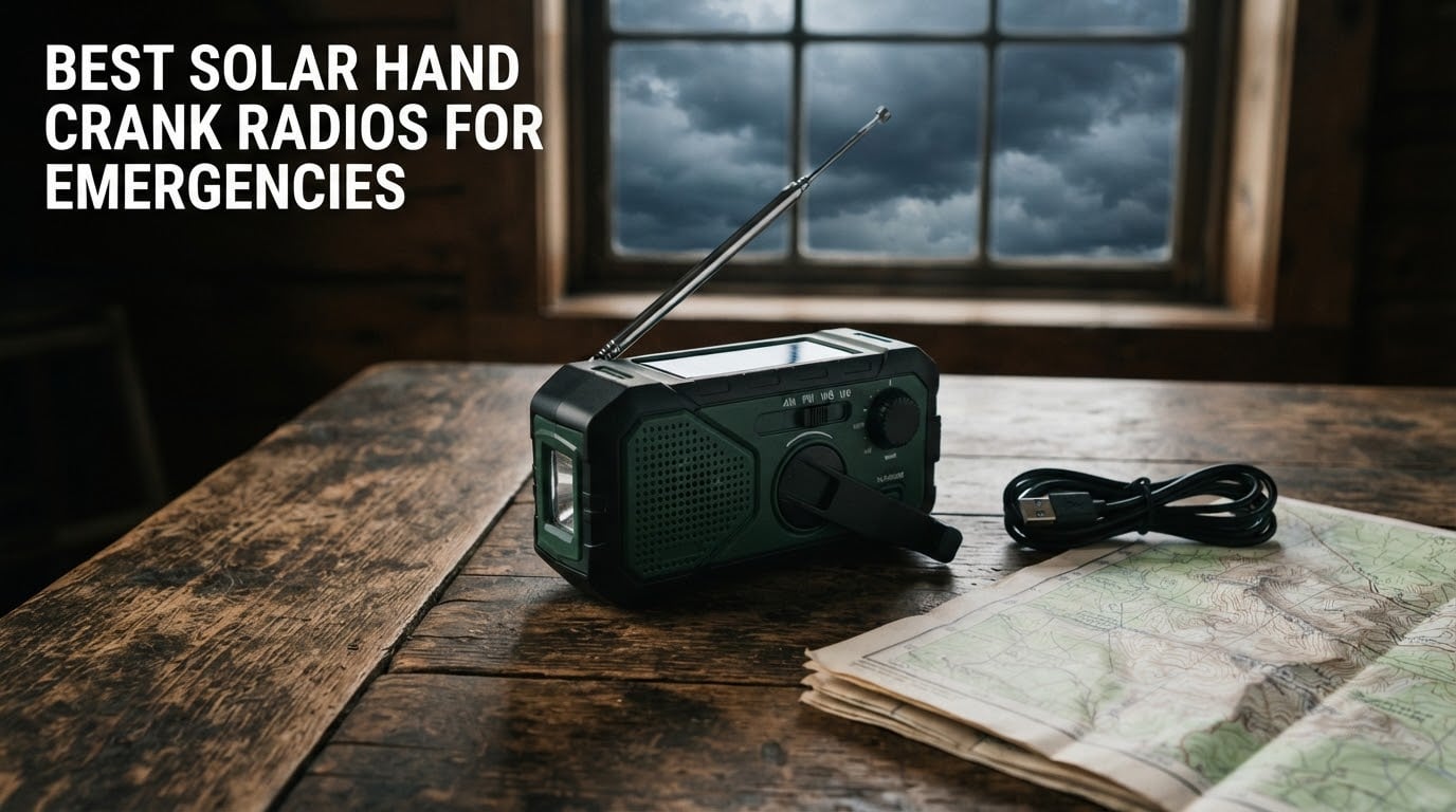 best solar hand crank radios for emergencies