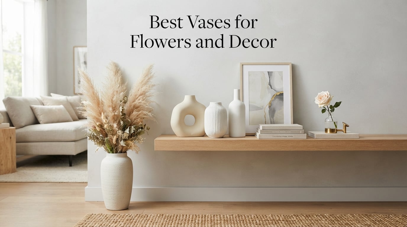 Best Vases for Flowers and Decor