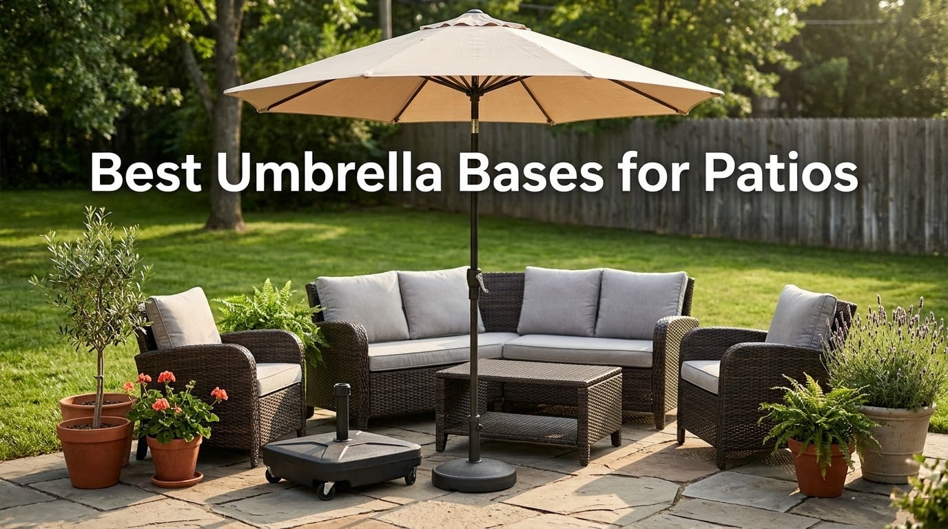 Best Umbrella Bases for Patios