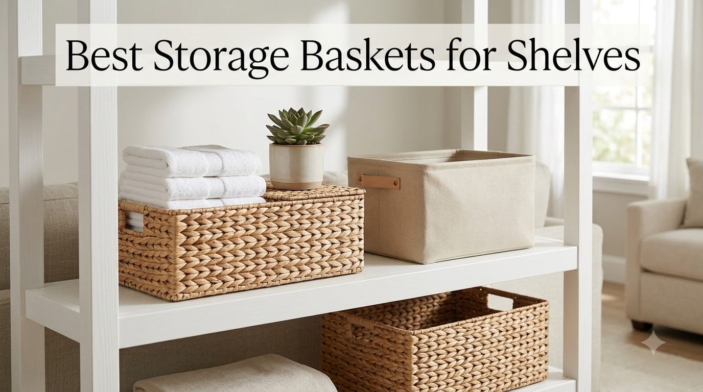 Best Storage Baskets for Shelves