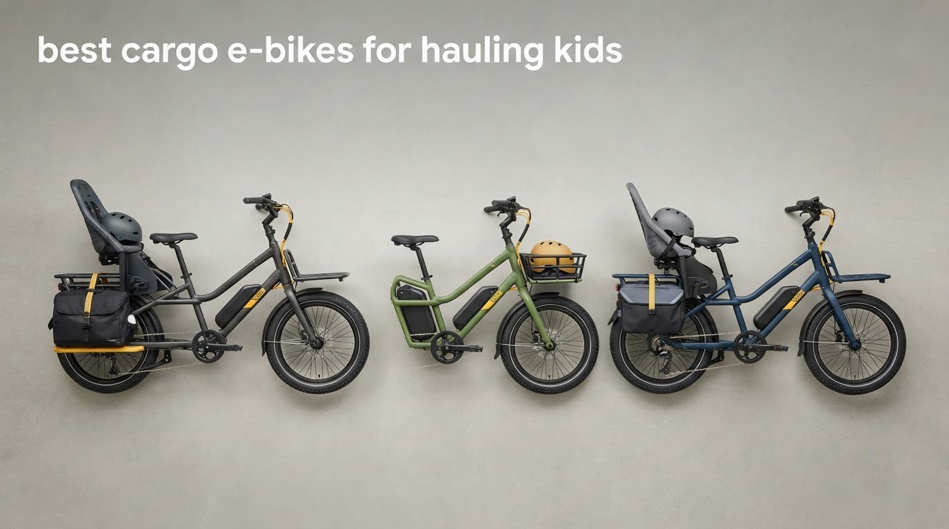 best cargo e-bikes for hauling kids