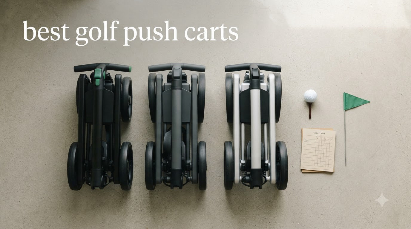 best golf push carts