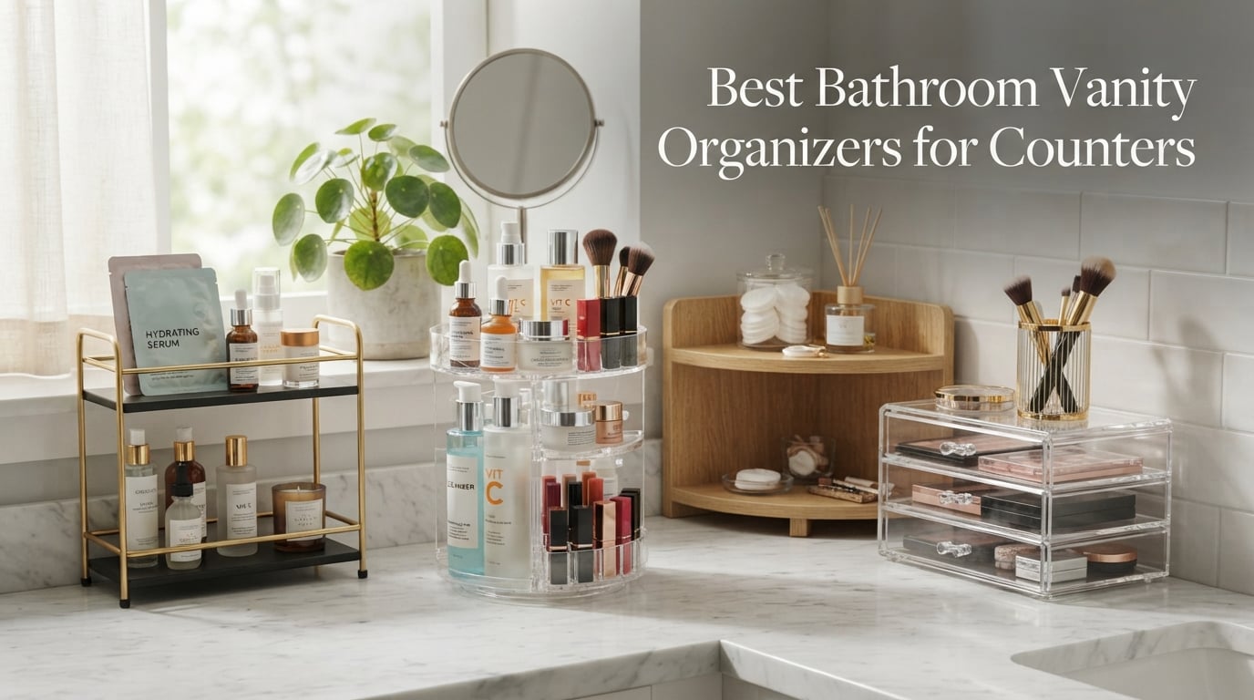 Best Bathroom Vanity Organizers for Counters