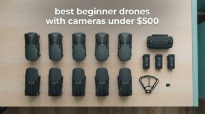 best beginner drones with cameras under $500