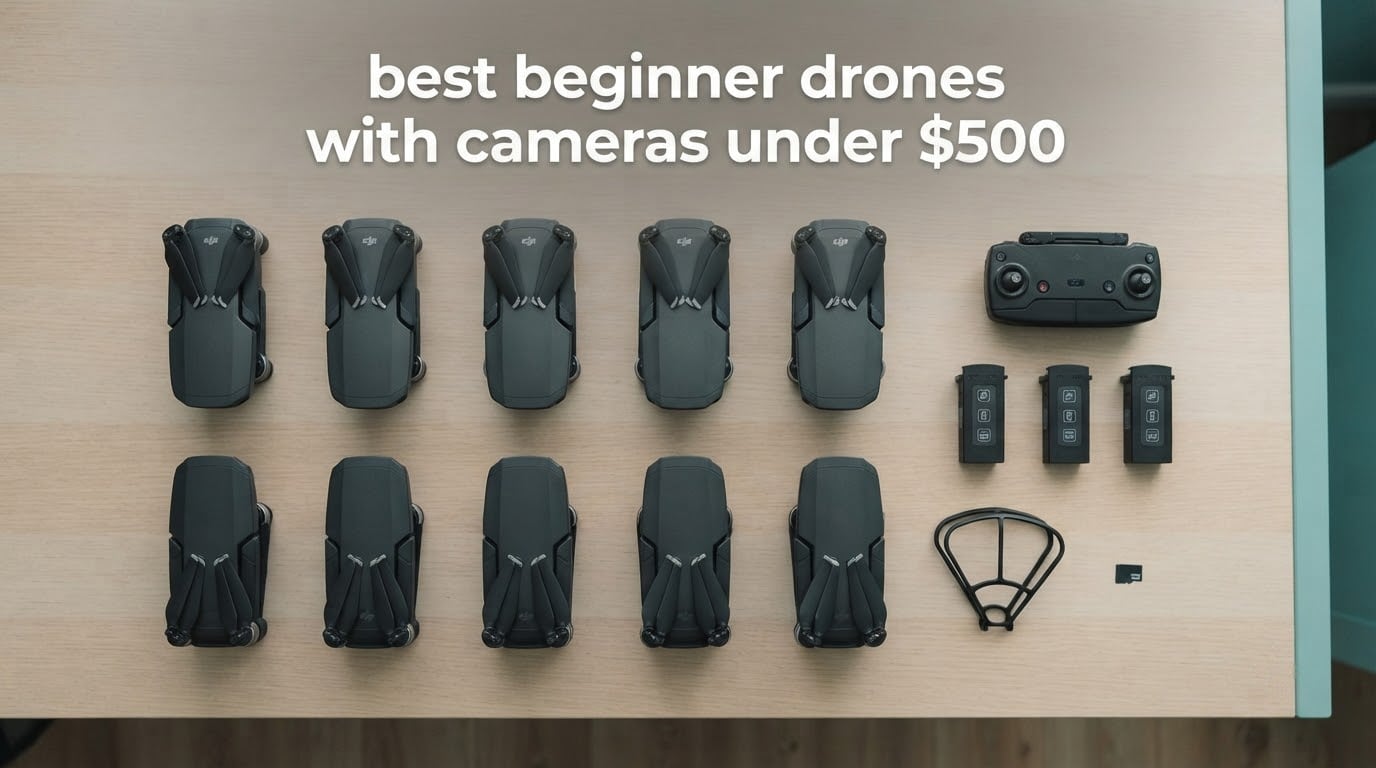 best beginner drones with cameras under $500