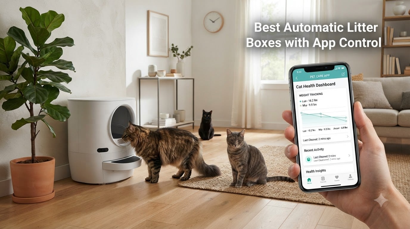 Best Automatic Litter Boxes with App Control