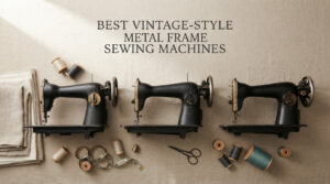 best vintage-style metal frame sewing machines