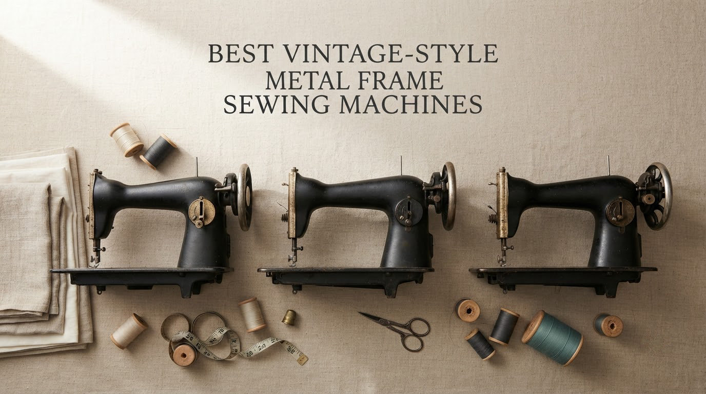 best vintage-style metal frame sewing machines