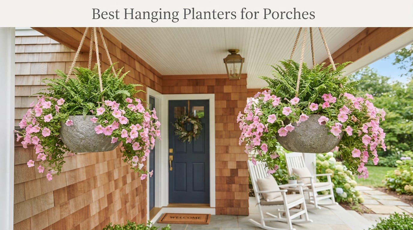 Best Hanging Planters for Porches