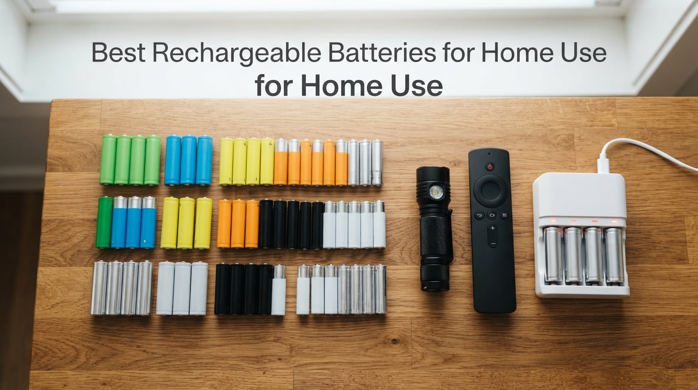 Best Rechargeable Batteries for Home Use