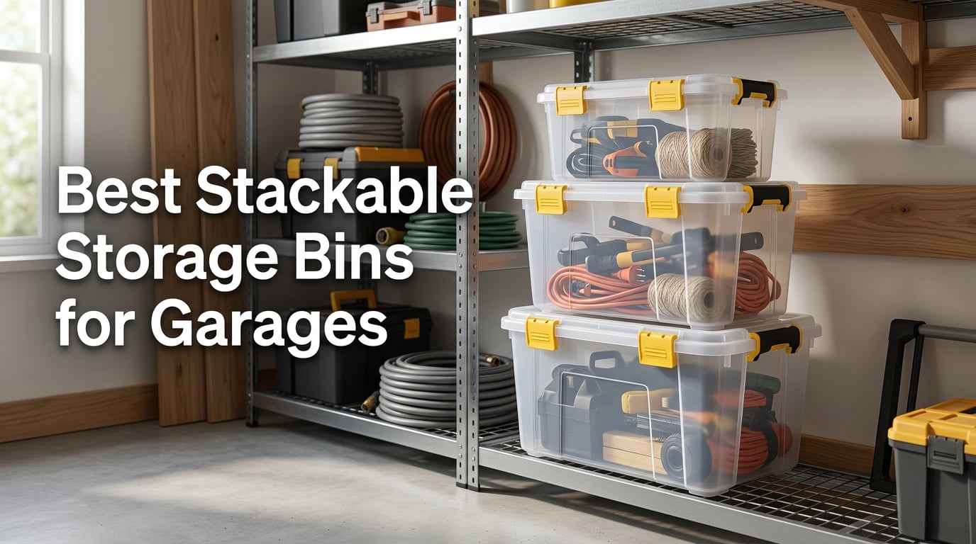 Best Stackable Storage Bins for Garages
