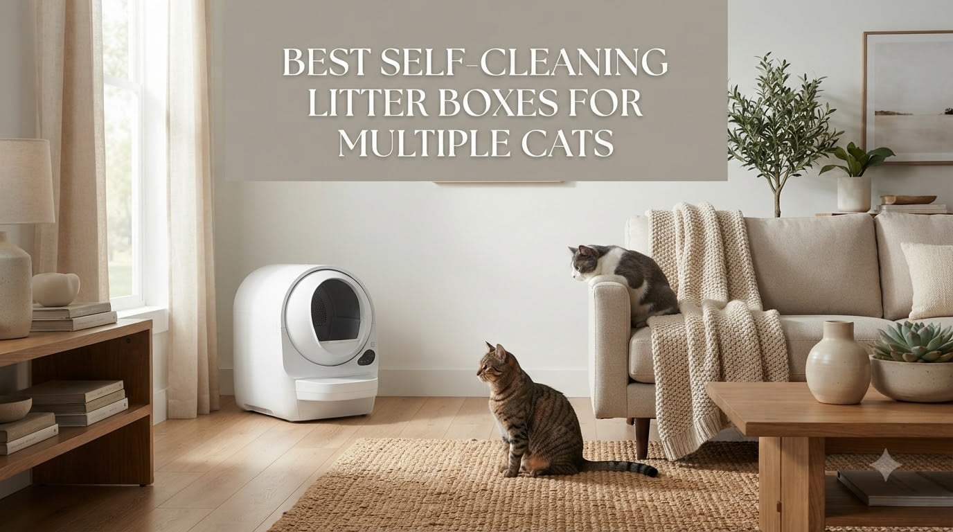 Best Self-Cleaning Litter Boxes for Multiple Cats