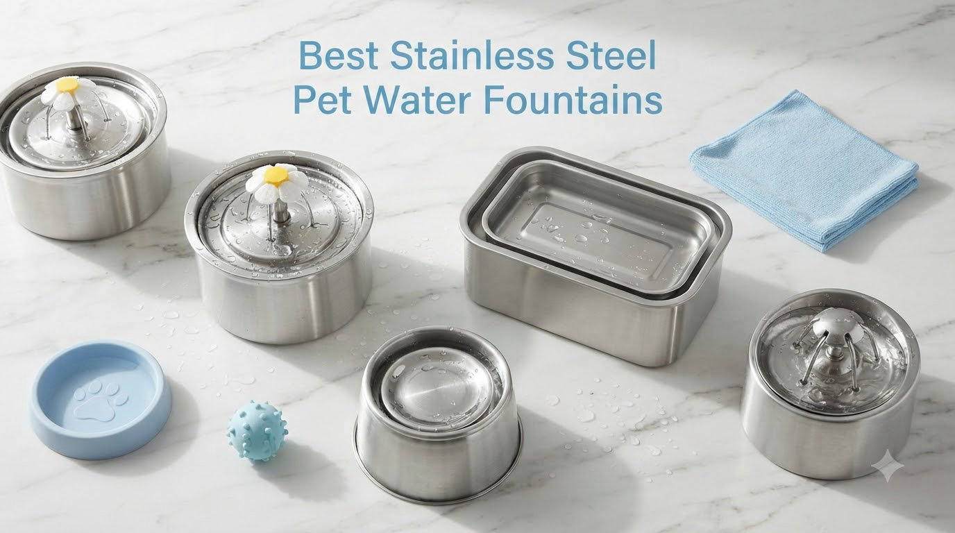 Best Stainless Steel Pet Water Fountains