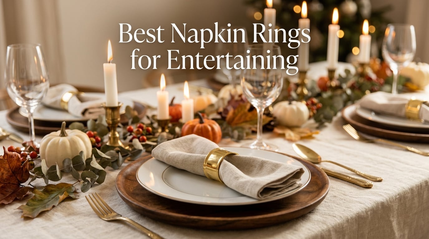 Best Napkin Rings for Entertaining