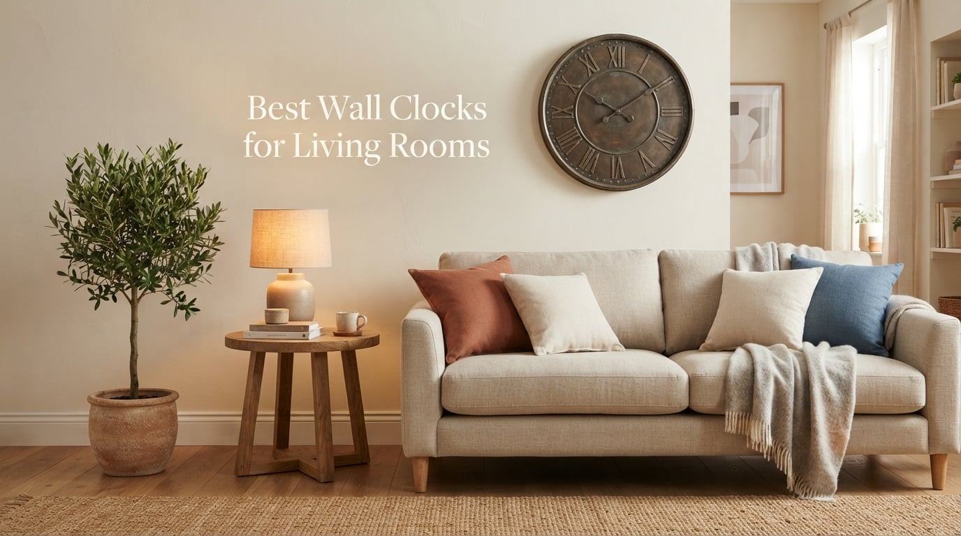 Best Wall Clocks for Living Rooms