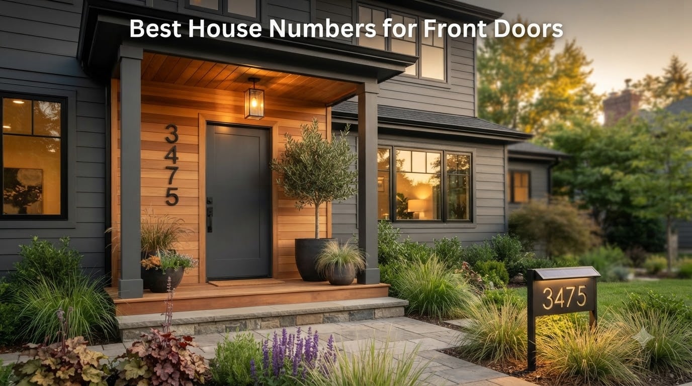 Best House Numbers for Front Doors