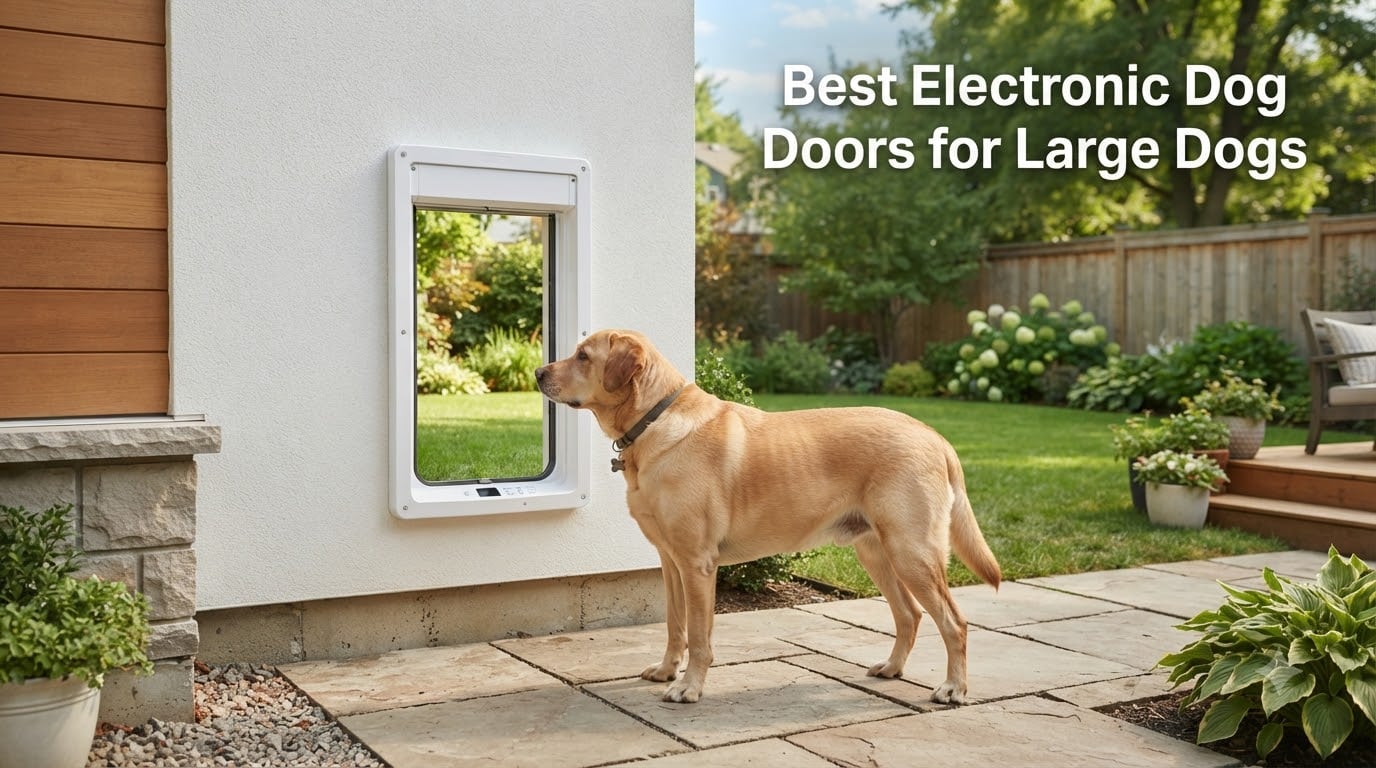 Best Electronic Dog Doors for Large Dogs