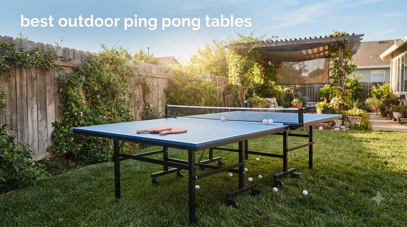 best outdoor ping pong tables
