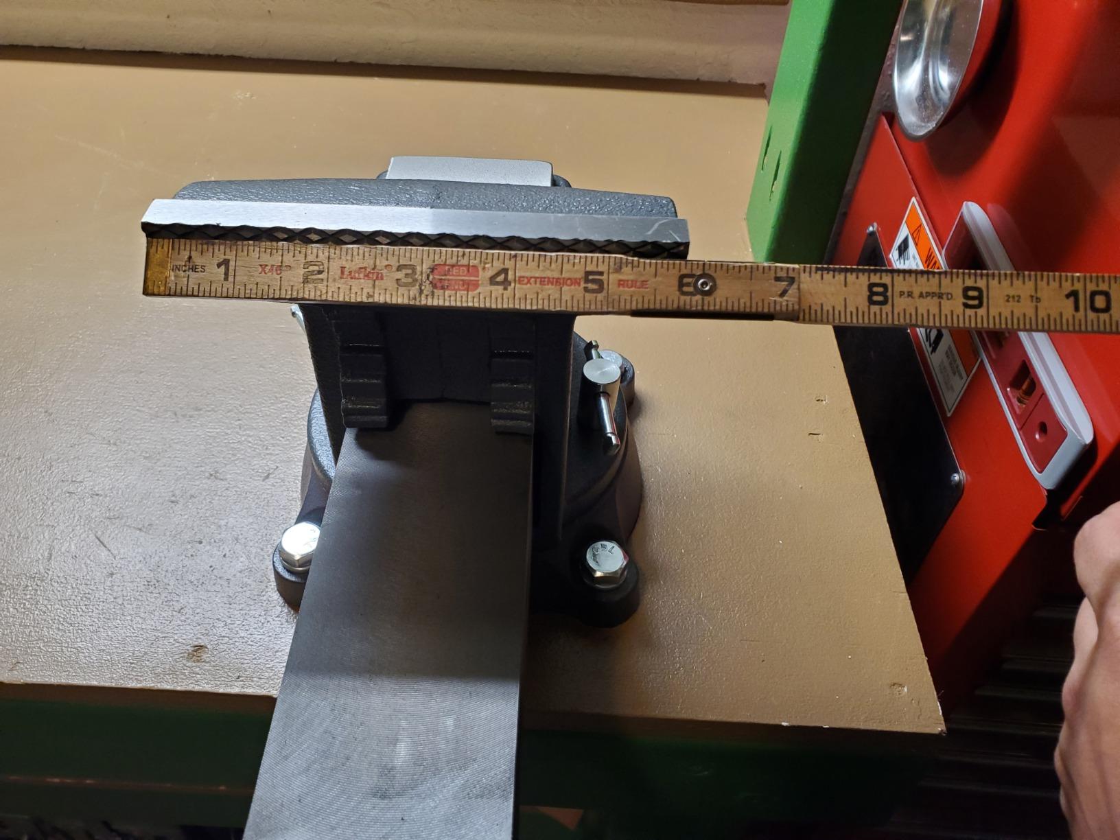 Wilton shop bench vise, 8