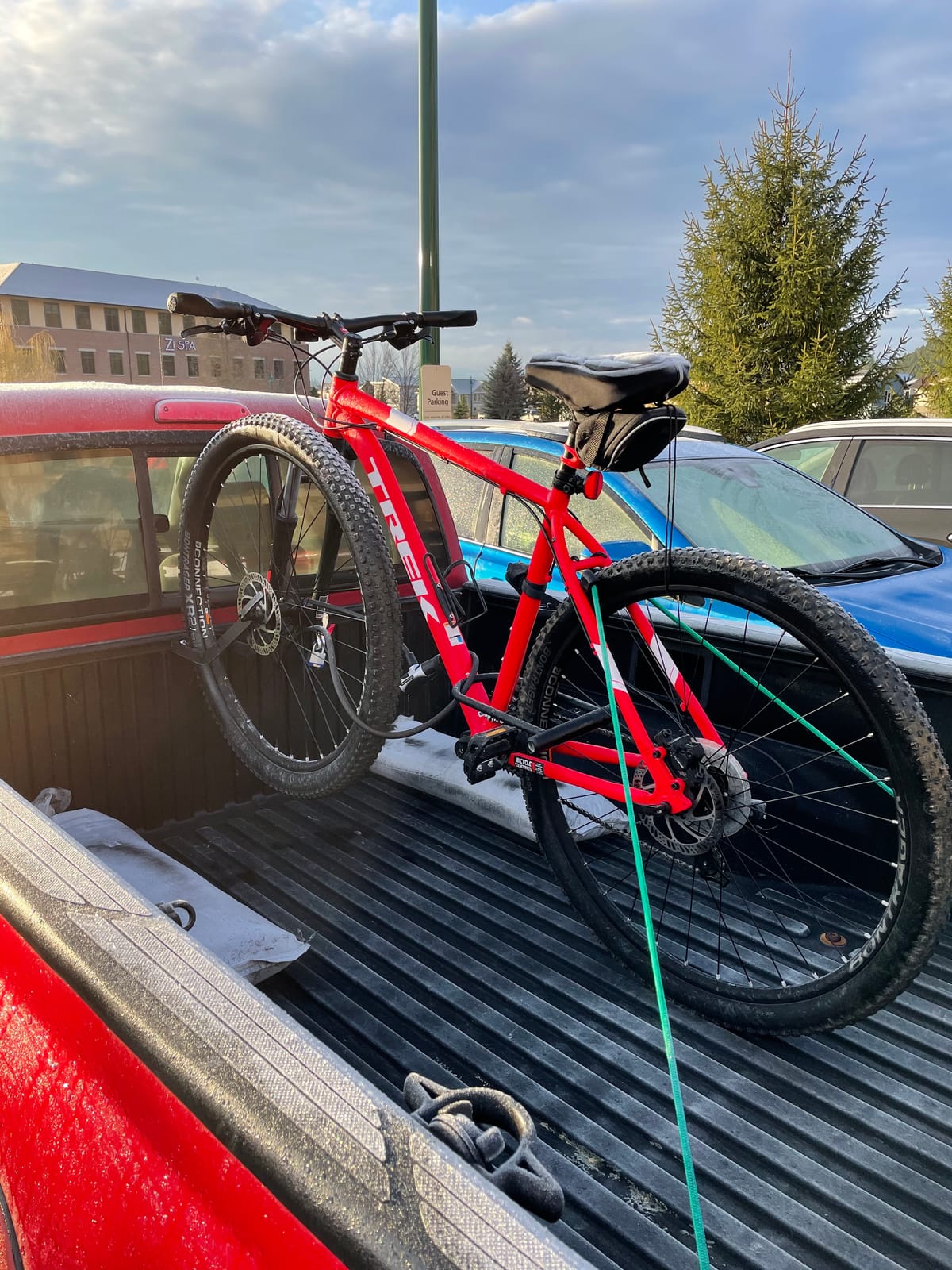Truck Bed Bike Rack by Delta Cycle - Bike Hitch Lockable Bike Fork Mount Securely Holds 9 x 100mm Skewer Road, MTB, and Hybrid Bicycles - Lockable Quick Release Truck Bed Bike Mount customer photo 2