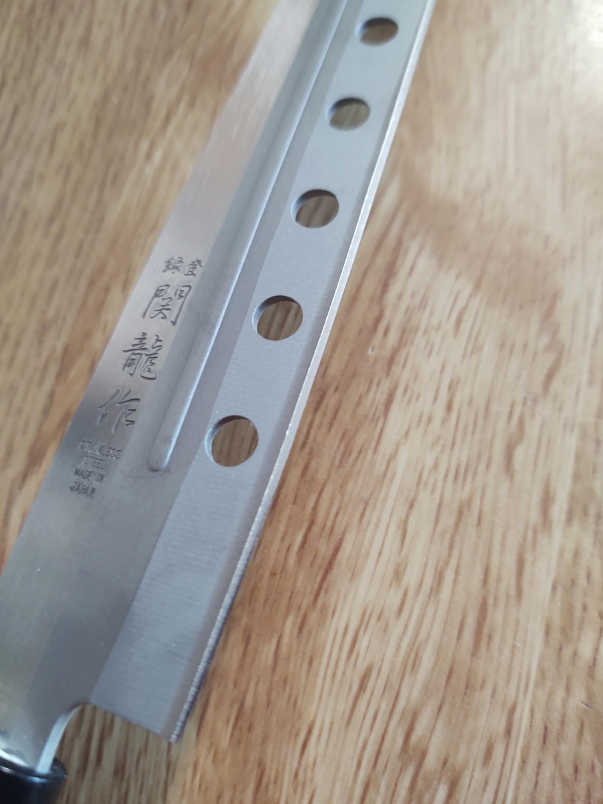 JapanBargain 1551, Non-Stick Yanagiba Sashimi Knife Japanese High Carbon Stainless Steel Sushi Chef Knife Made in Japan, 200mm customer photo 2