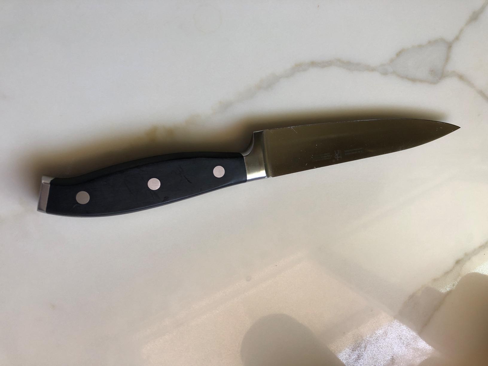 HENCKELS Forged Premio 6-inch Utility Knife, Black/Stainless Steel customer photo 2