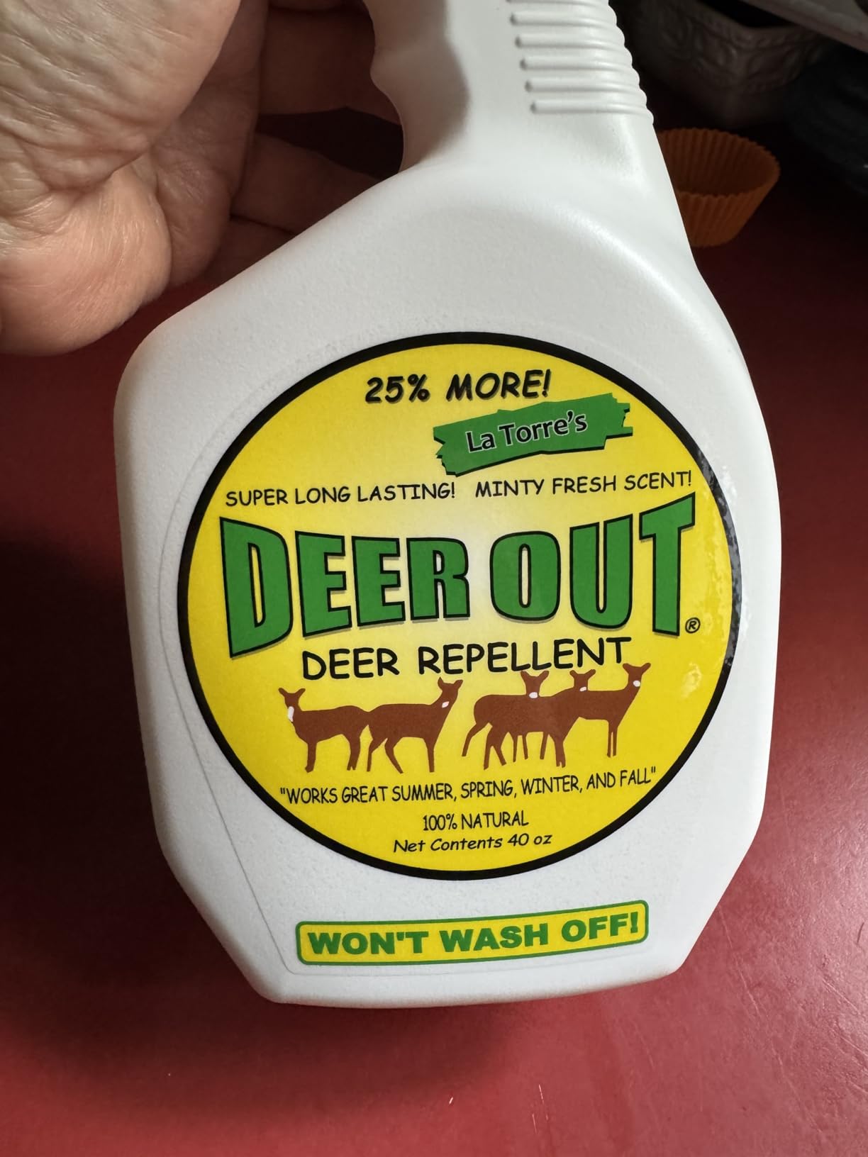Deer Out 40oz Ready-to-Use Deer Repellent customer photo 1